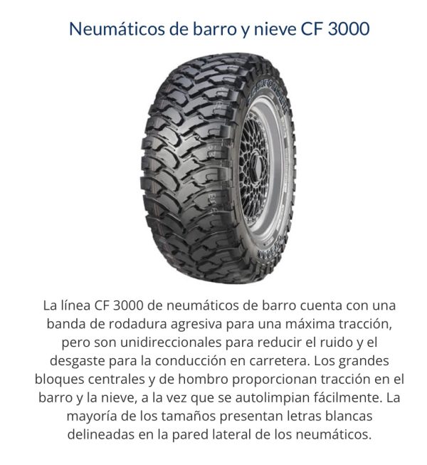 205/70R15LT 6PR 96/93Q CF3000 COMFORSER