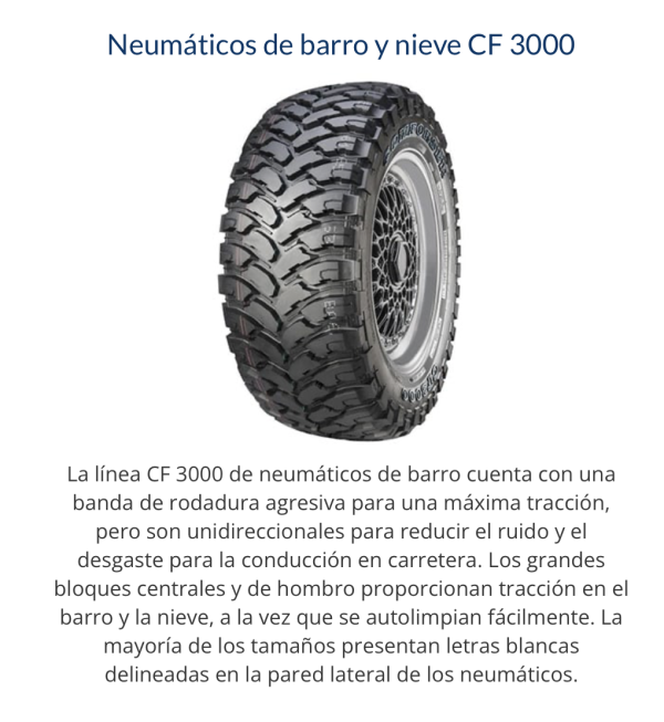 COMFORSERCF3000V9-1.png 245/70R16LT 10PR 118/115Q CF3000 COMFORSER