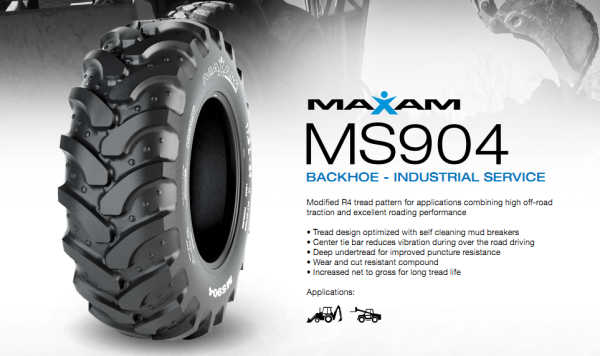 19.5L-24 16PR MS904 MAXAM R4 TL