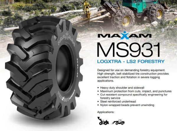 30.5L-32 26PR TL LS-2 MS931 MAXAM