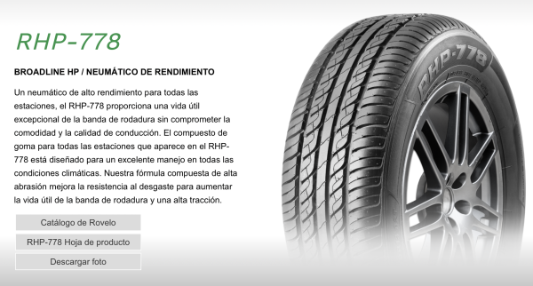 185/60R14 82H BSW RHP-778 ROVELO